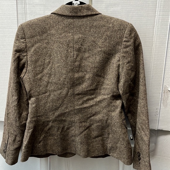 Small blazer brown tweed fabric lined - Picture 8 of 8